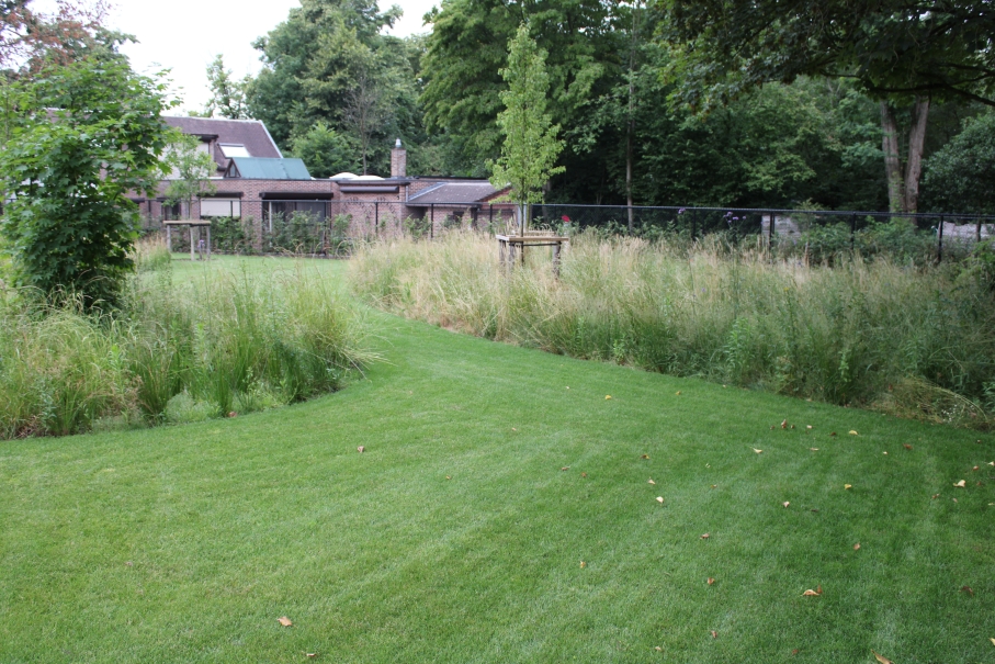 tuin betonklinkers oprit zwembad tuin